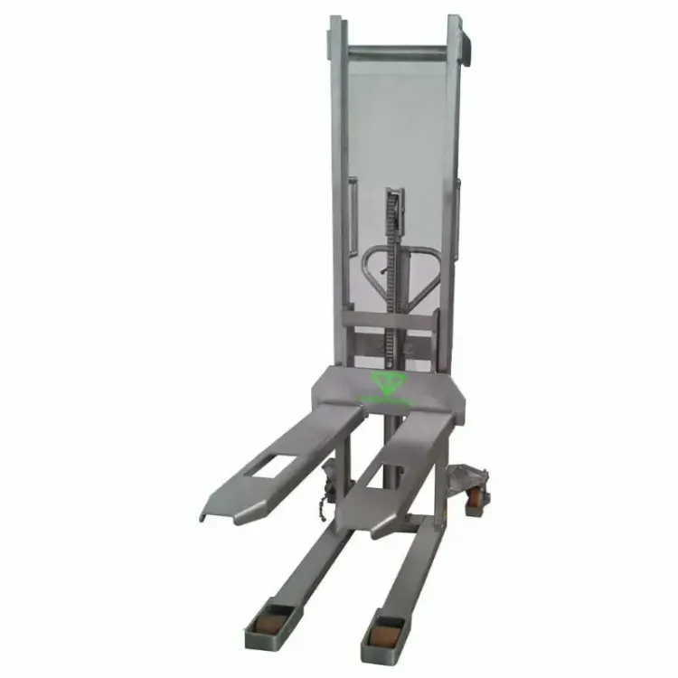 Empilhador Semi-Elétrico EASYINOX EMS-10 1000kg 1650mm Aço Inoxidável